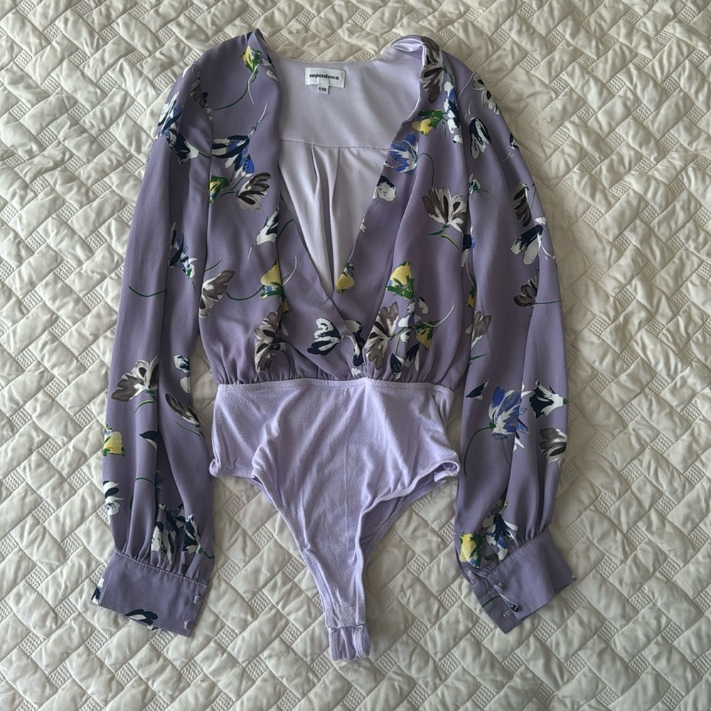 Aliza Superdown bodysuit - Revolve